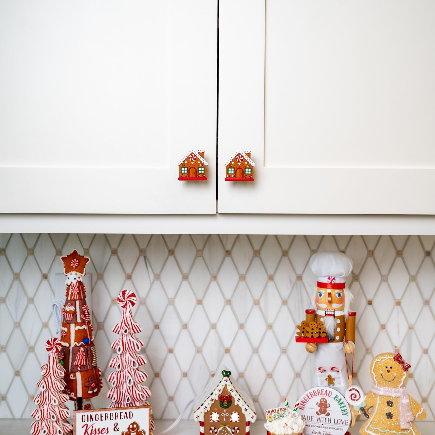 Gingerbread Kitchen Magic! Transform Your Home with Knobēz Decorative Gingerbread Knob Covers