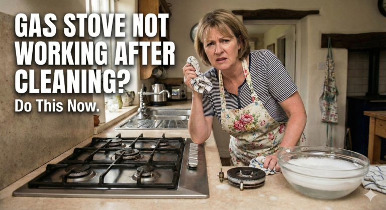 Gas Stove Not Working After Cleaning