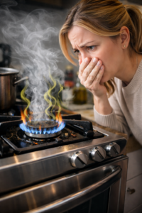 Read more about the article Gas Stove Smells Like Gas? 7 Causes You Shouldn’t Ignore (Fix It Fast)
