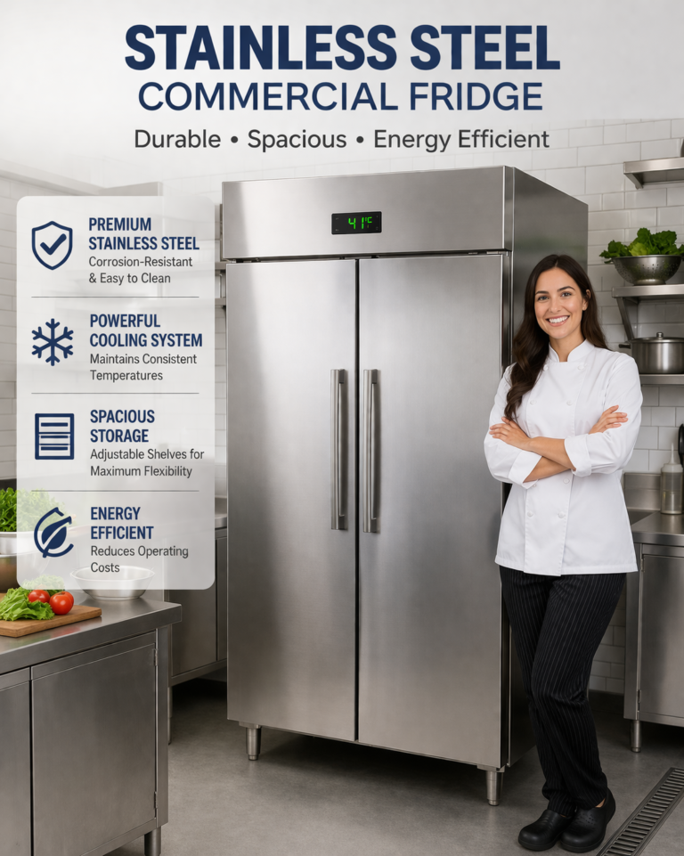 Stainless Steel Commercial Fridge