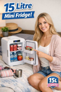 Read more about the article 15 Litre Fridge – Complete Buying Guide for Mini Fridge, Bedroom, Office and Travel Use
